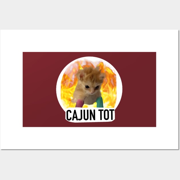 Tater Tot (Cajun Tot) Wall Art by HeartonSleeves